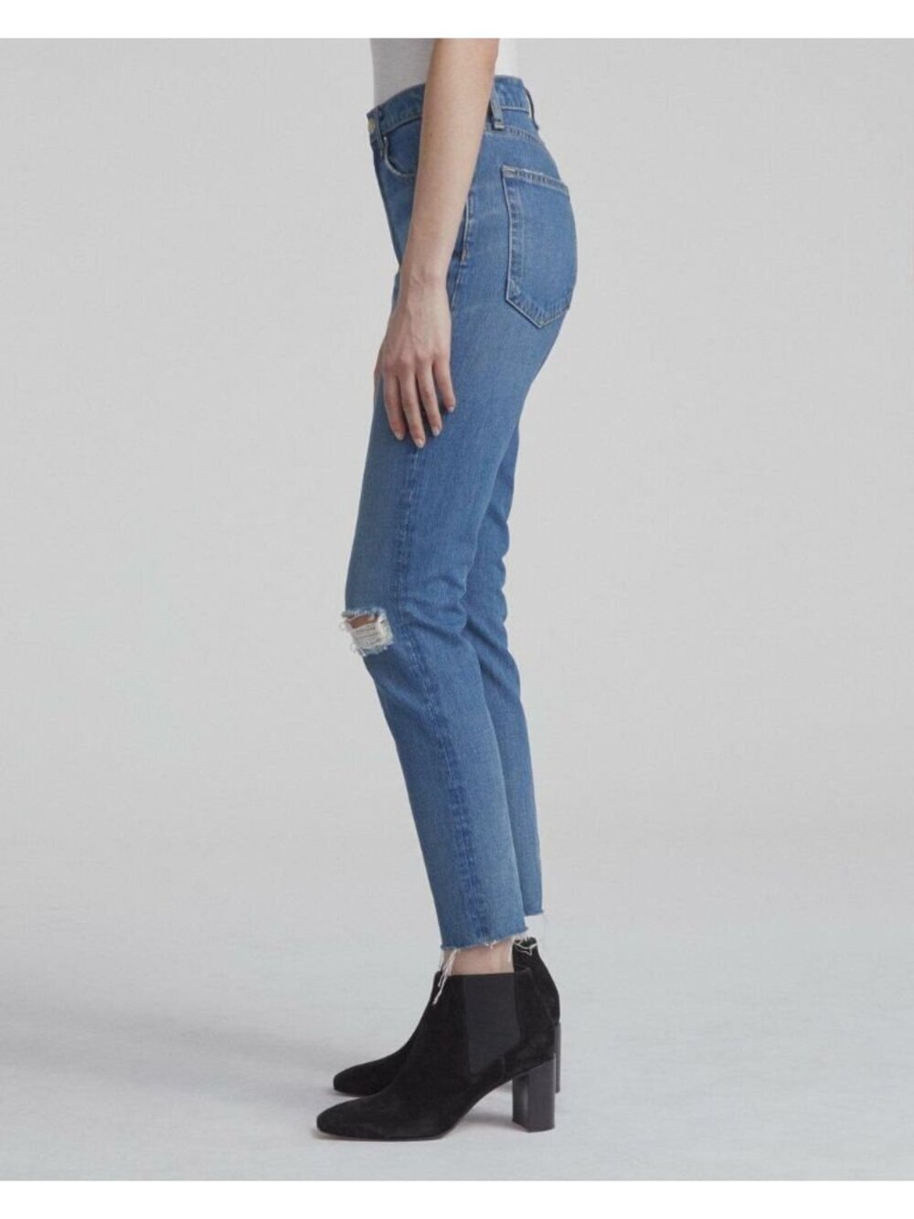 NEW Rag & Bone Women's 31 High Rise Ankle Skinny Jeans In Pamela NWT $250 - Picture 4 of 4